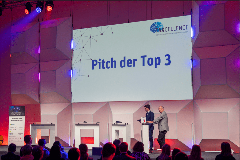 Top3-Pitch beim Taxcellence Award